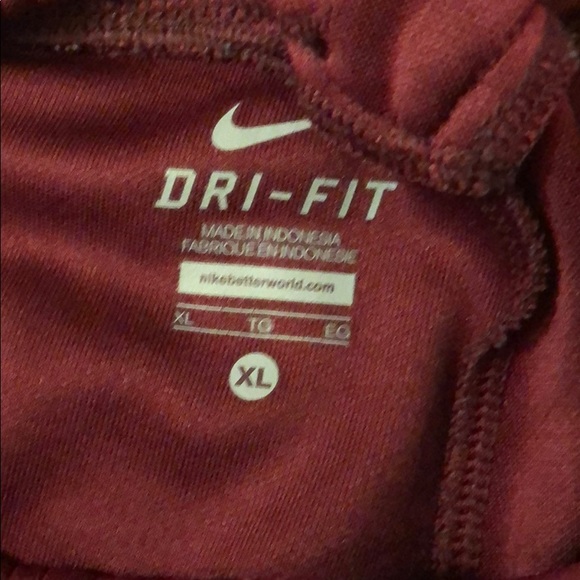 Burgandy Dri-Fit Nike Pants - Picture 3 of 3